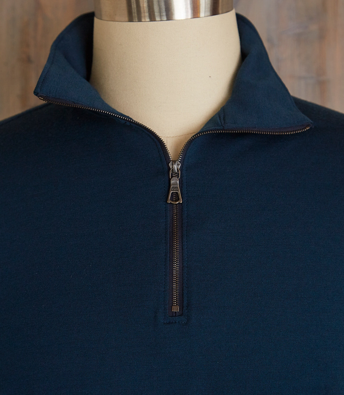 Men’s Wool Quarter-Zip Pullover
