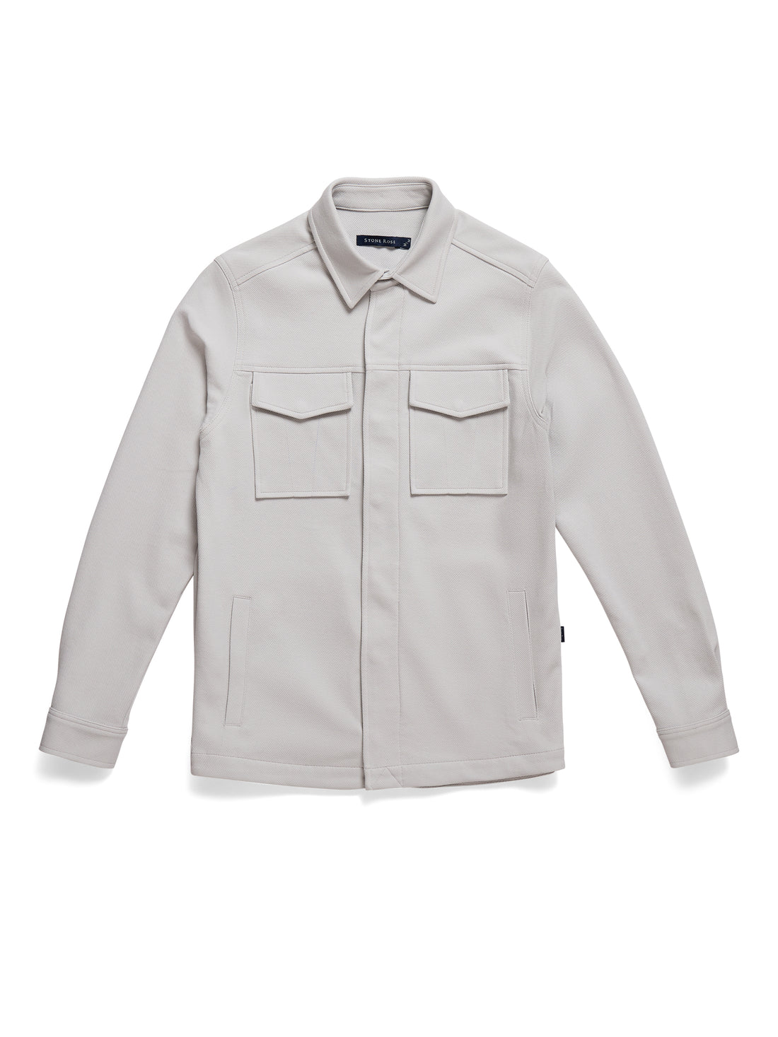Men’s Light Grey Stretch Twill Jacket