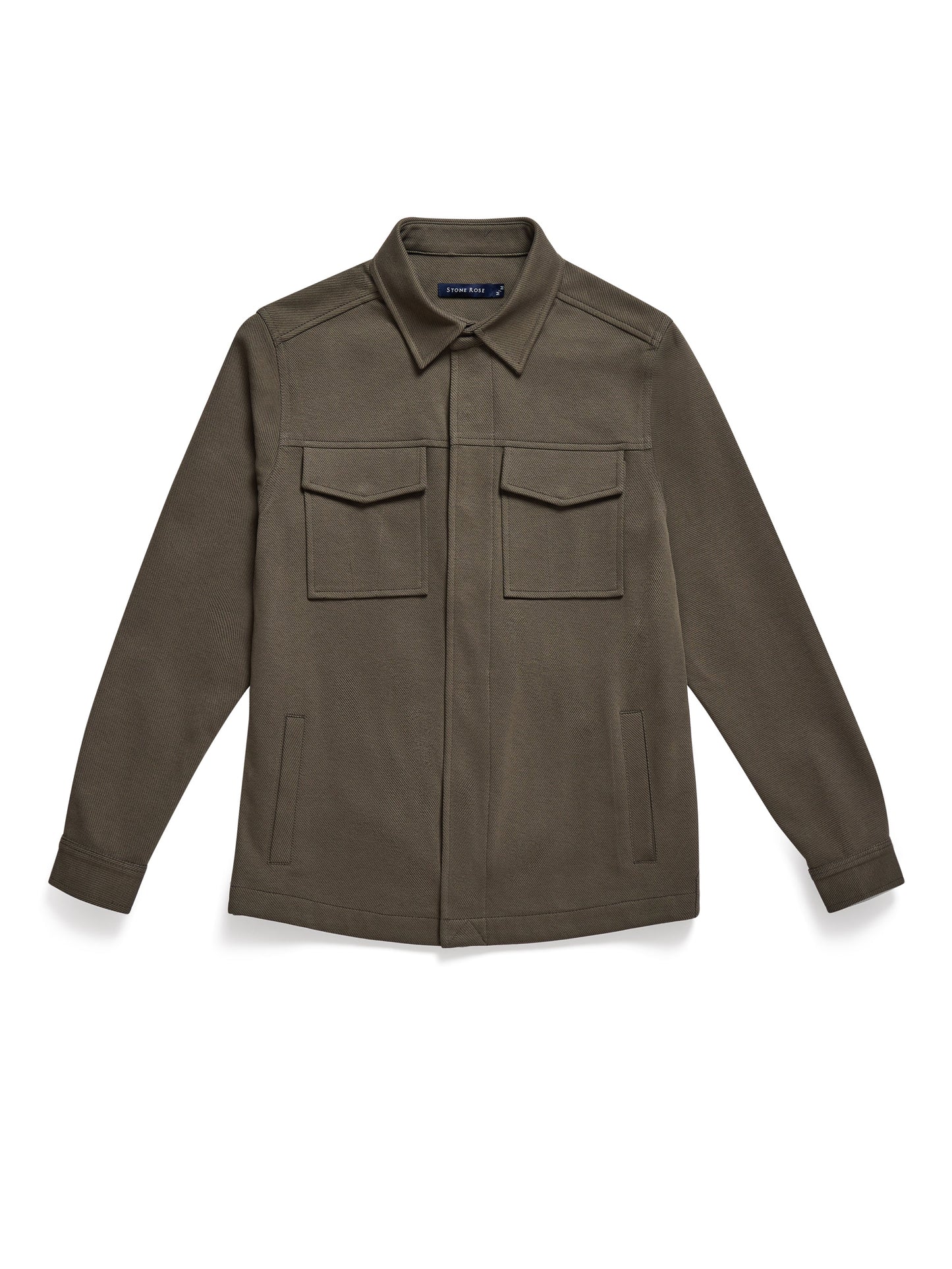 Men’s Dark Green Stretch Twill Jacket