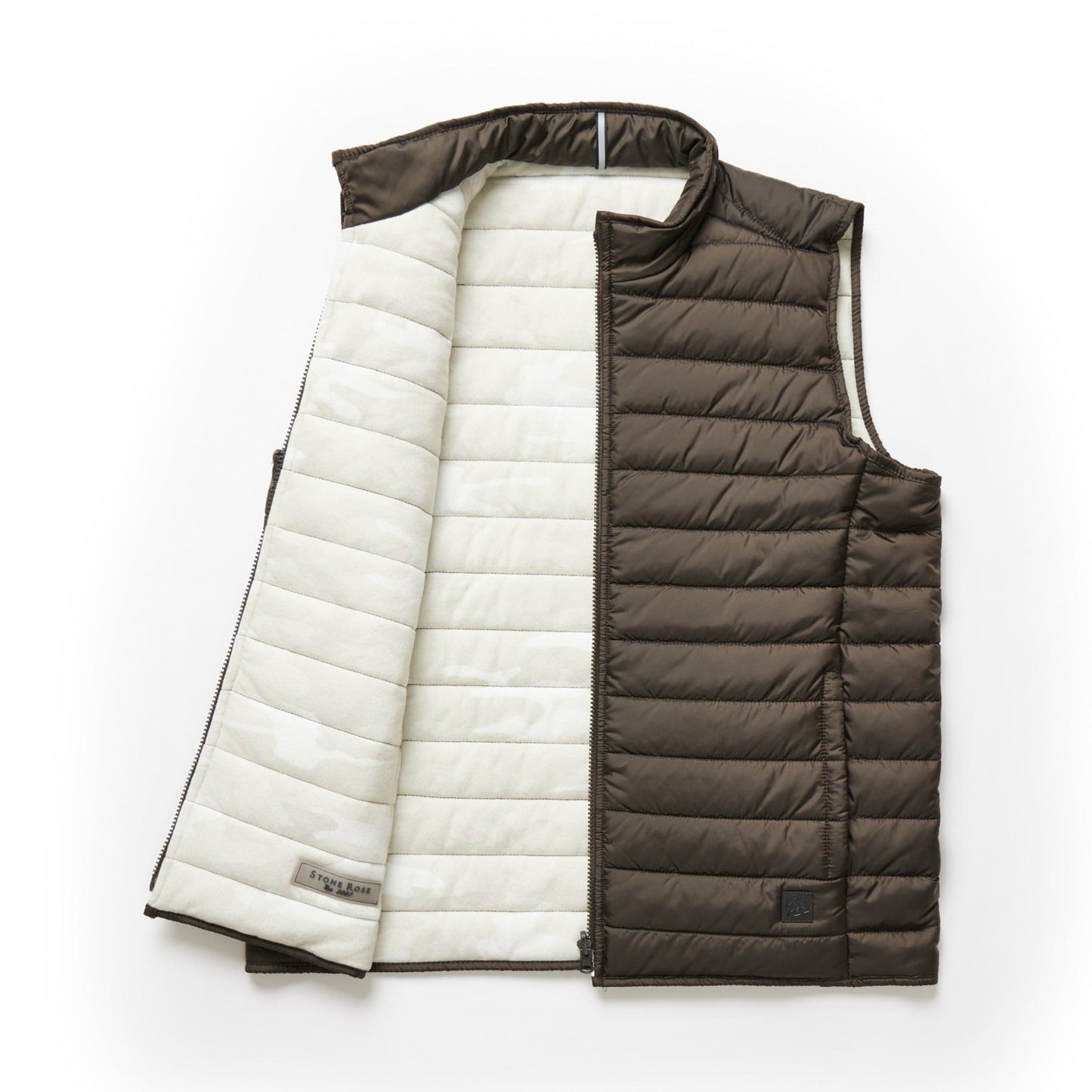 Men’s Olive Green Reversible Vest